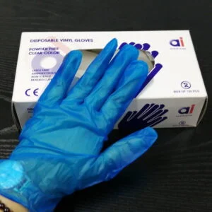 vynil gloves package