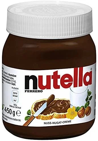 bulk nutella chocolate 450g exports