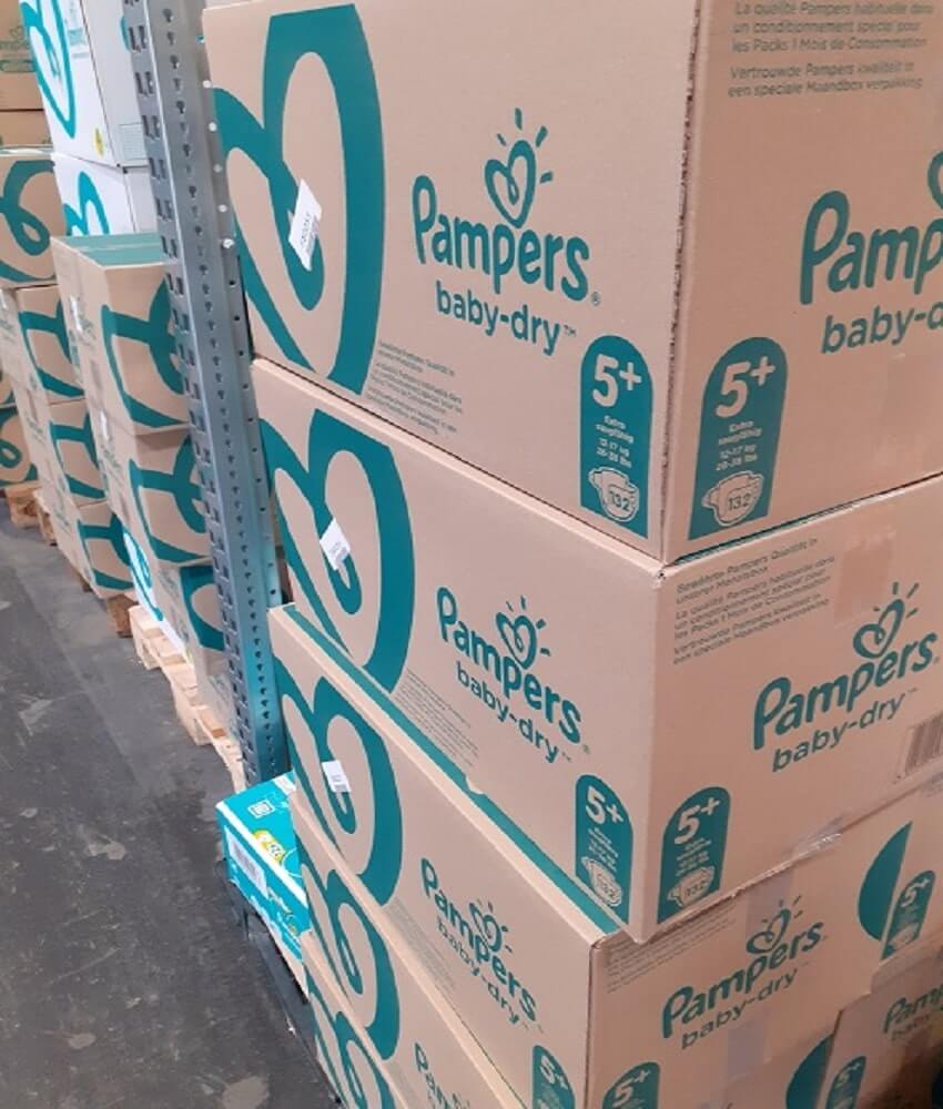 pampers wholesale warehouse