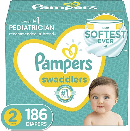 pampers swaddlers size 2 available at amazon