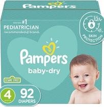 Pampers baby dry size 4 92 diapers pack