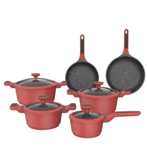 red pot sets for wholesale supplies