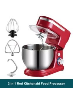 3 in 1 red kitchenaid food processor