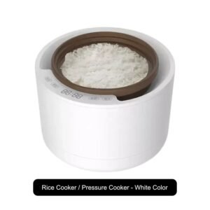 rice cooker in white color