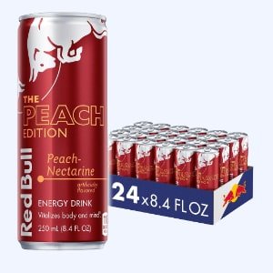 RedBull Peach Flavor 8.4 FL oz (250ml)