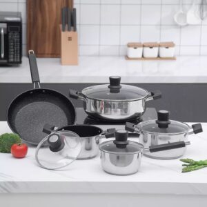 Stainless Steel Cookware Set for Induction Cooker