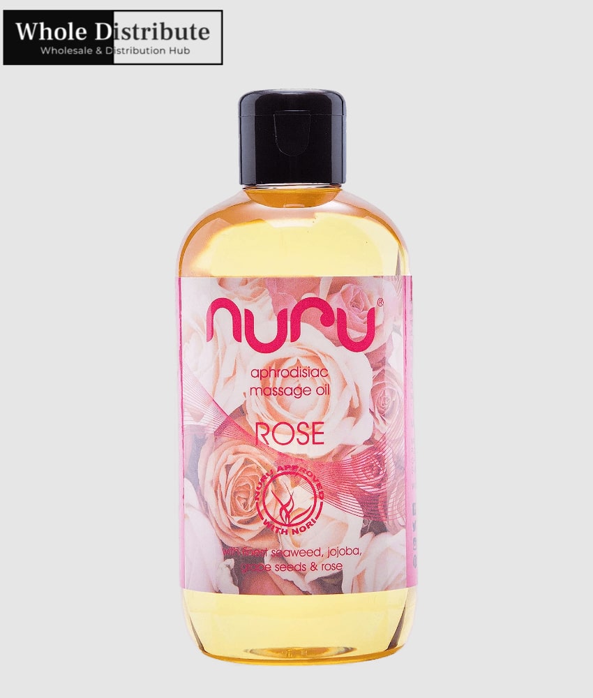 Nuru aphrodisiac massage oil Rose 250ml available in bulk at wholesale prices